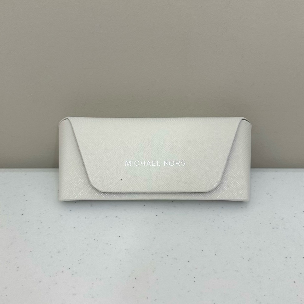SALE! Michael Kors White Eyeglasses Sunglasses Case